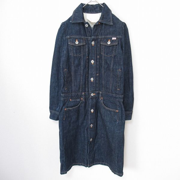 ナショナルスタンダード ダメージ加工 デニム ワンピース Yuki着 ナショナルスタンダード national standard デニム ワンピース