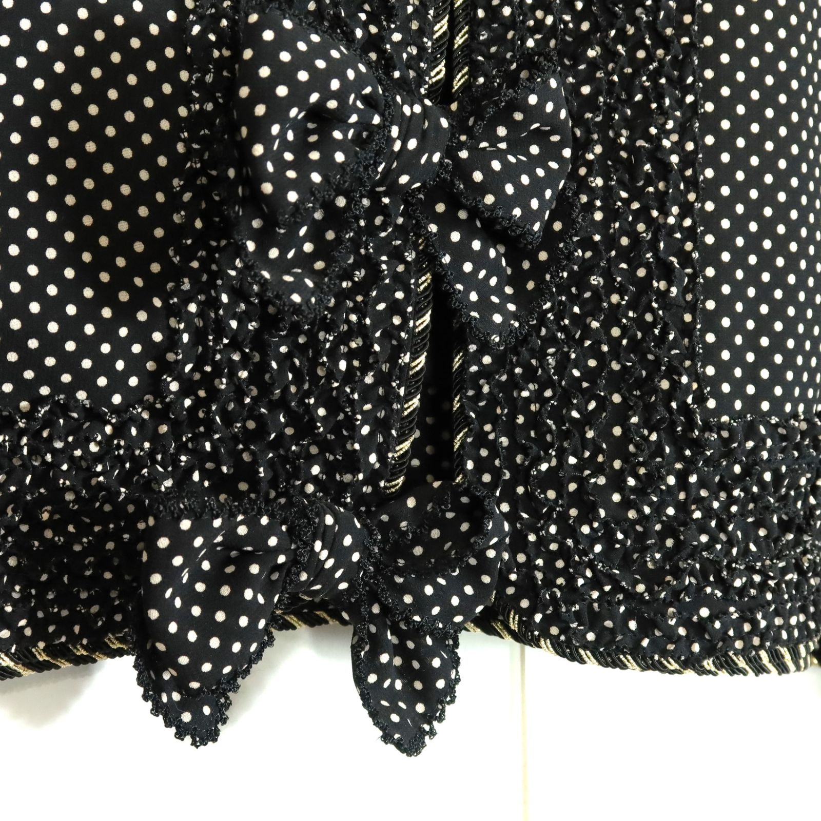 美品】カネコイサオ☆二点セット！ワンピース&ジャケット 黒系 フリル