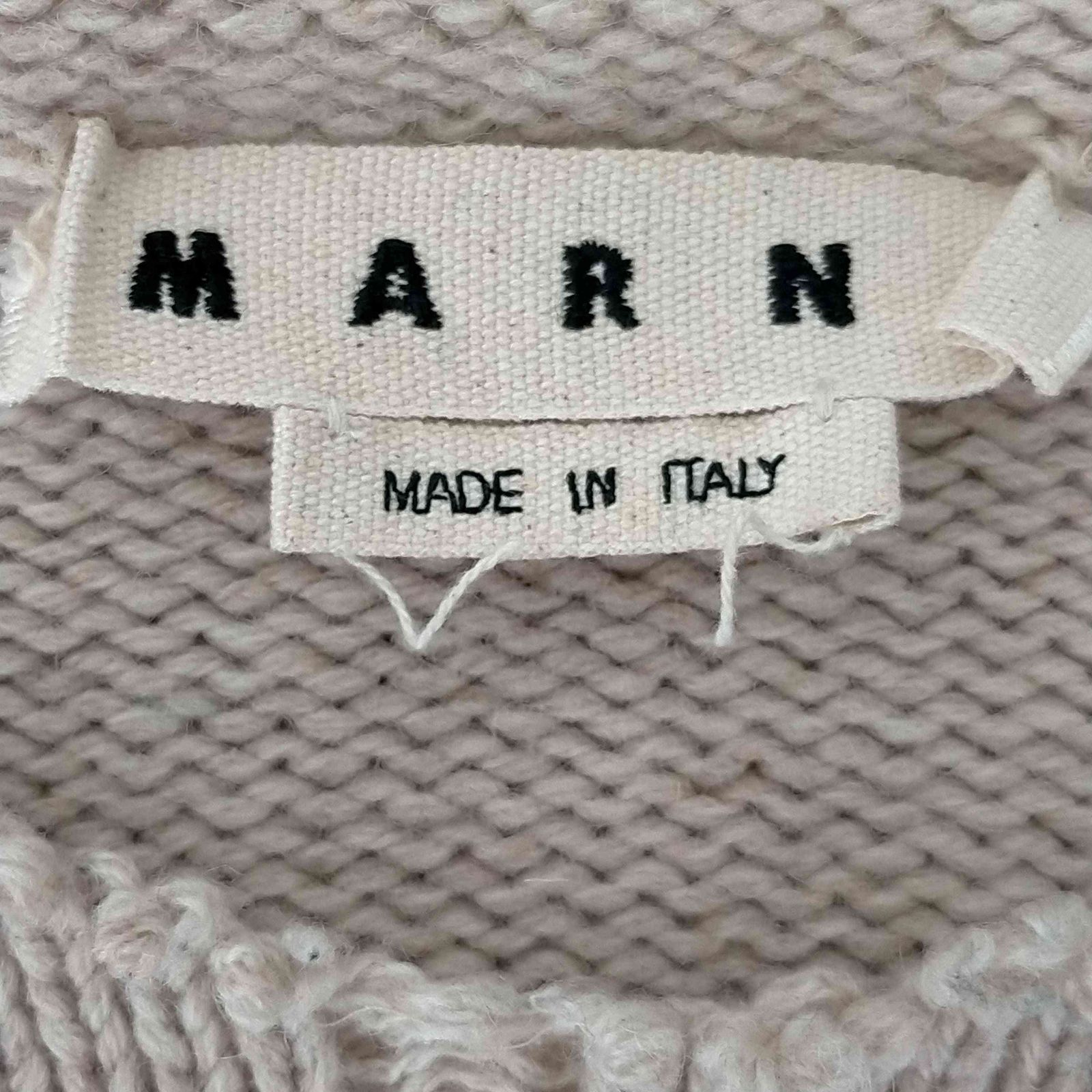 マルニ MARNI 20AW ダメージ加工 ウールニット メンズ JPN：48 - メルカリ