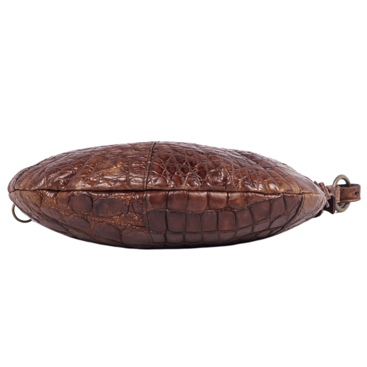 美品 クロコダイル CROCODILE JRA バッグ ショルダーバッグ ターン 