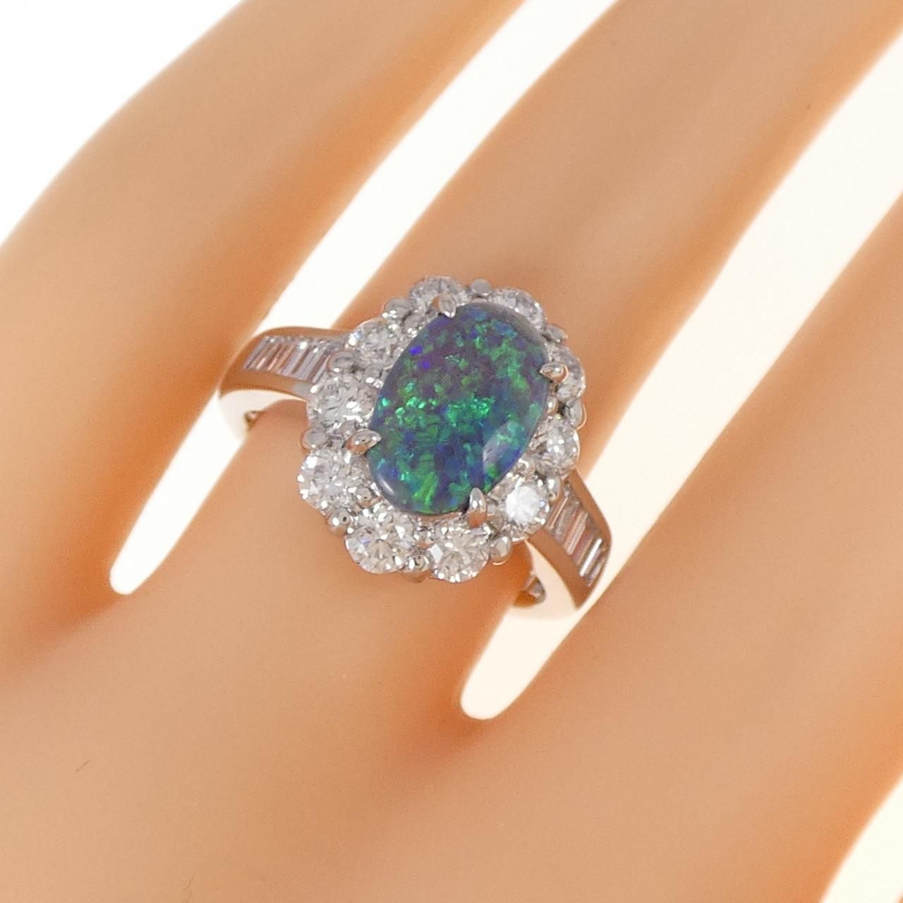 PT900 ブラックオパール リング 1.08CT - メルカリ 