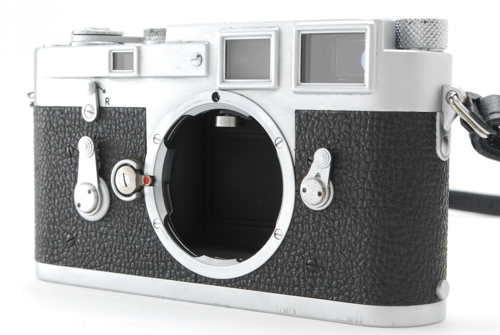!! 移行期モデル 整備 動作 済み 動画あり Leica M3 SS ライカ M型 レンジファインダー 犬耳 仏耳 シングルストローク フィルムカメラ カメラ フィルム