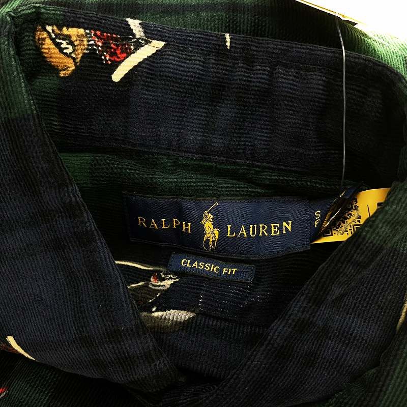 ラルフローレン RALPH LAUREN コーデュロイシャツ タグ付き 長袖