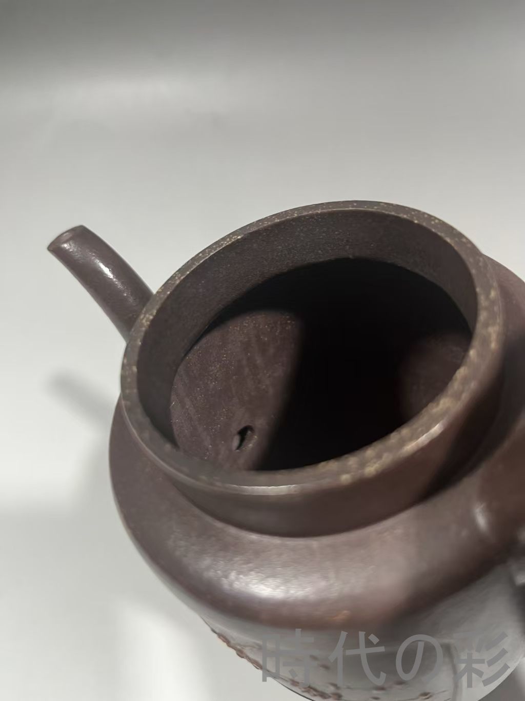 中国古美術 中国宜興 紫砂壺 賞杯壺 大清乾隆年制款 原鉱紫泥 急須