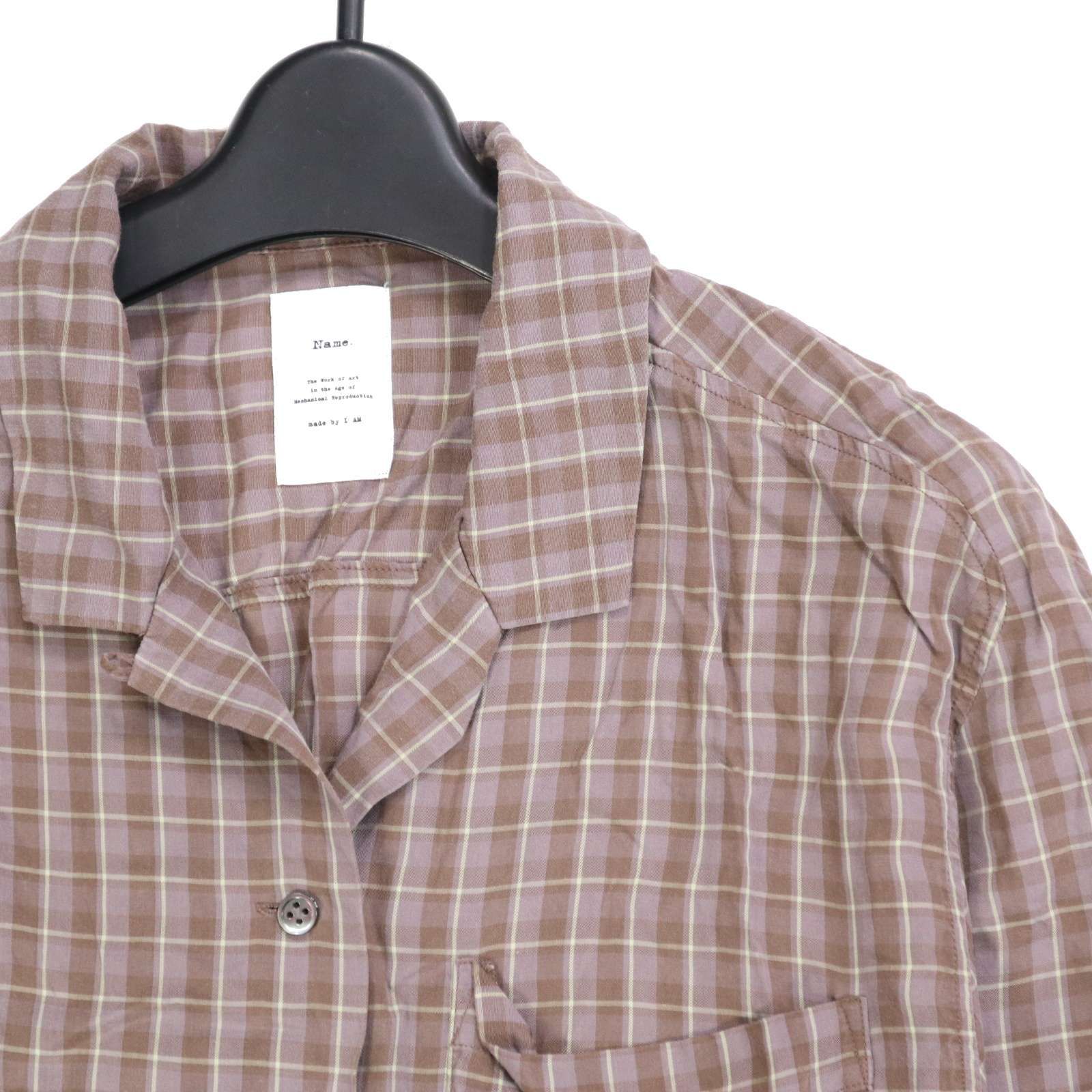 「Ray BEAMS」 「Name.」半袖シャツ ONE SIZE ブラウン系その他3 レディース Ray BEAMS 「Ray BEAMS」 半袖シャツ ONE SIZE ブラウン