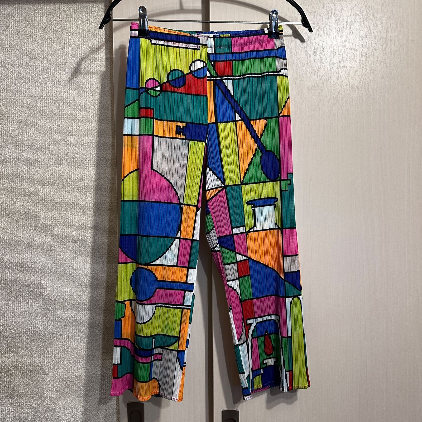 PLEATS PLEASE ステンドグラス パンツ サイズ表記なし HR0273