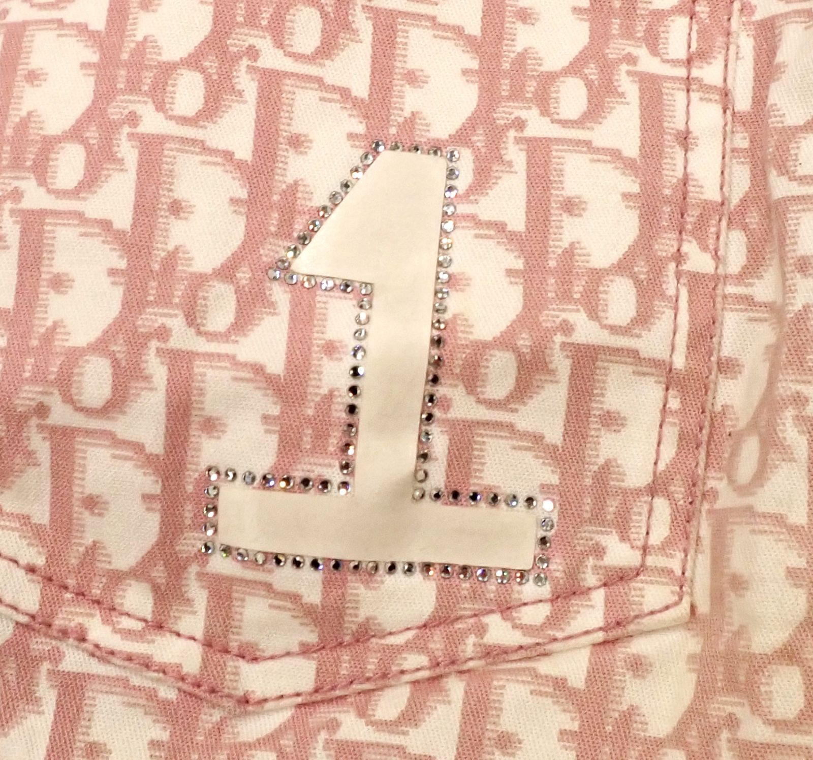 💗【Christian Dior ガリアーノ期 トロッター柄 7分丈パンツ