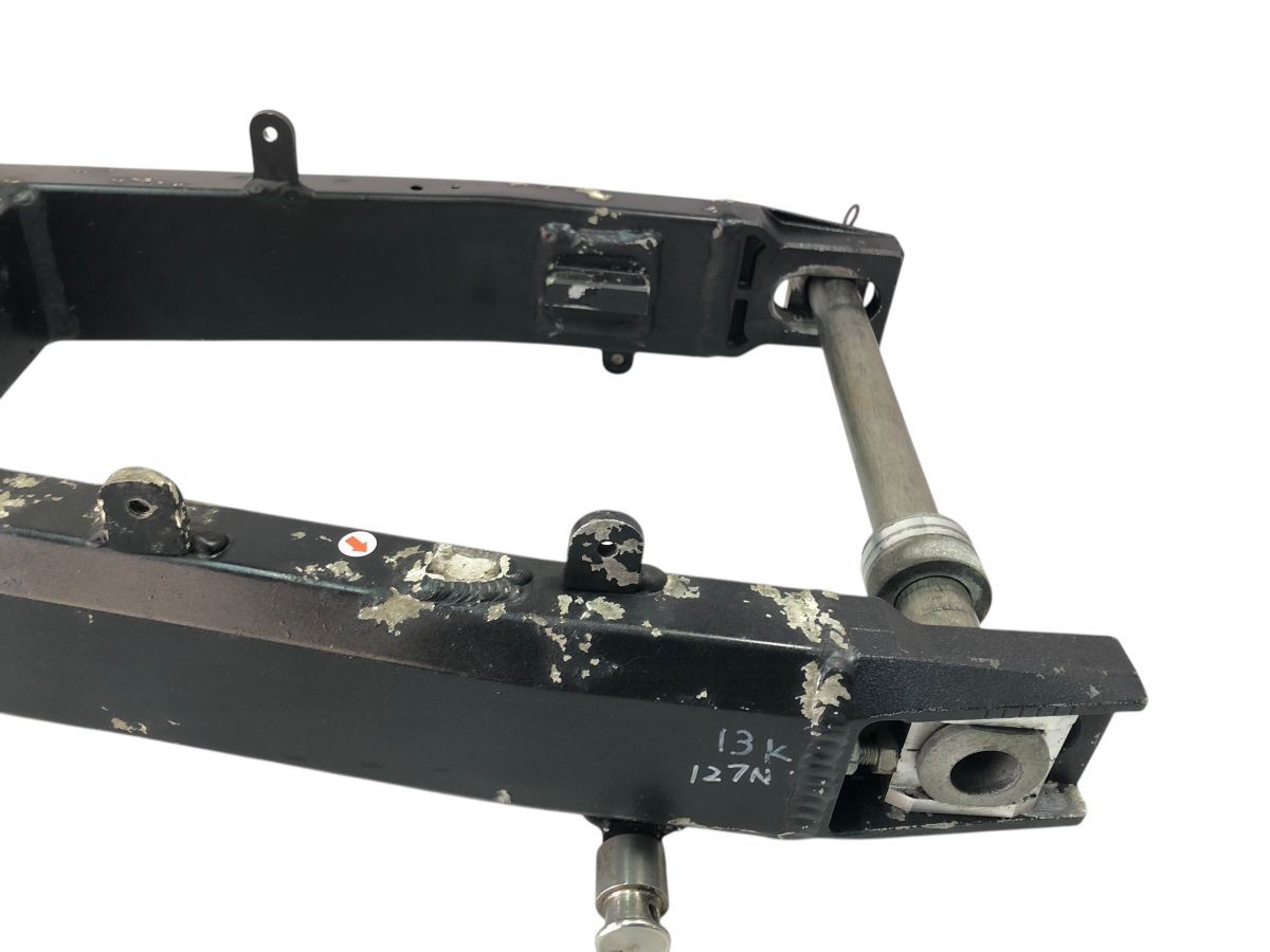 ZX-6RR ZX600K 03-04 低走行126ｋｍ スイングアーム 曲り無し シャフト付 補修 流用にも 2750-M5662 BRIGHTFACE_UK