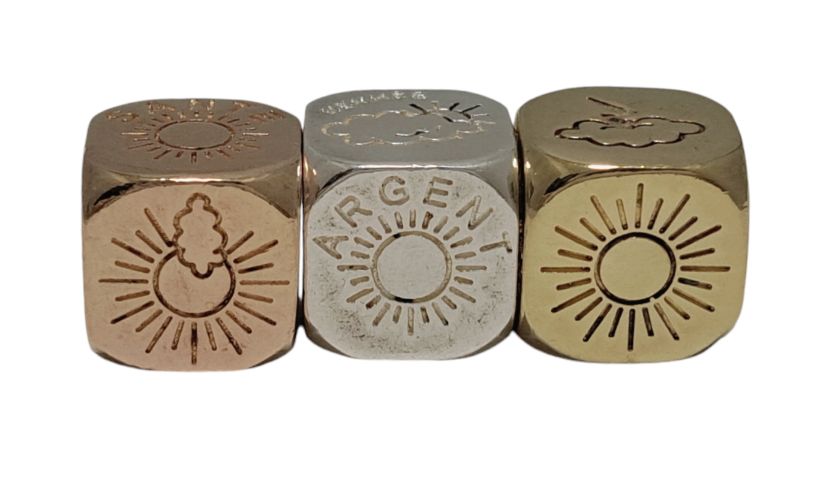 HERMES フォルチュナダイス　箱有 Chance dice case HERMES フォルチュナダイス 箱有