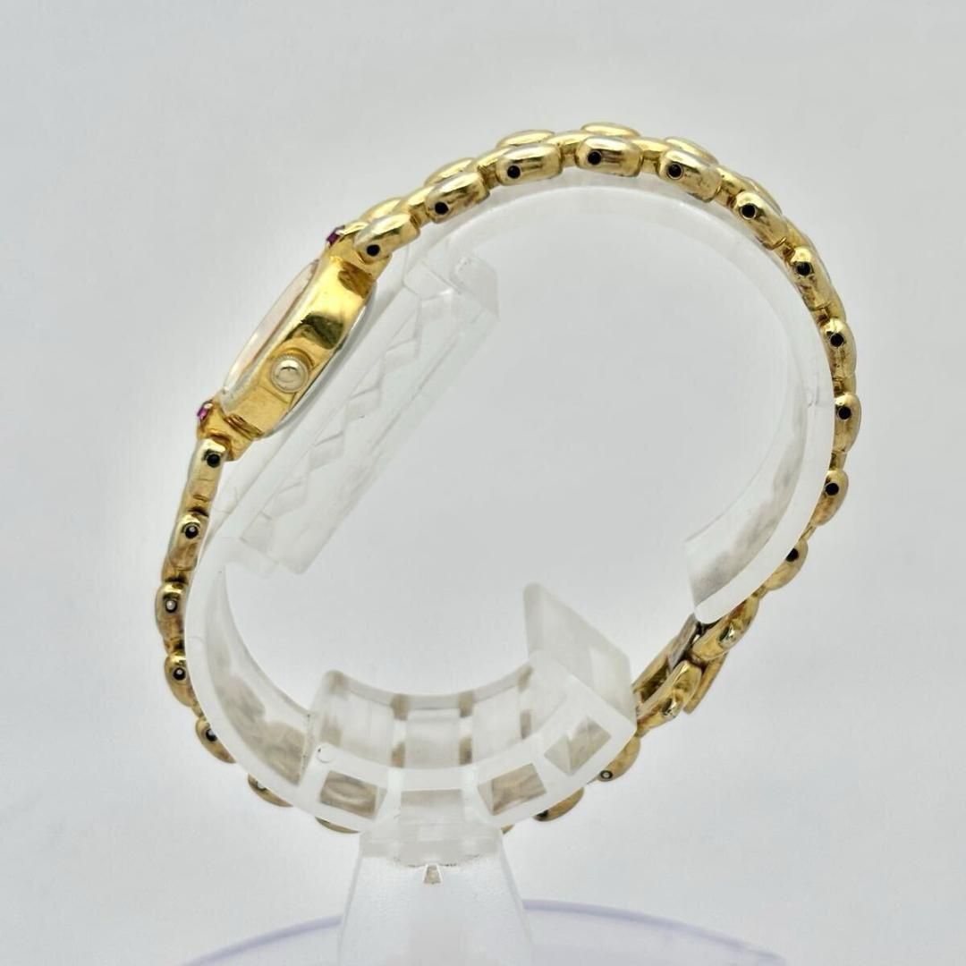 電池 SEIKO セイコー ストーン レディース 腕時計 ゴールド ドレス