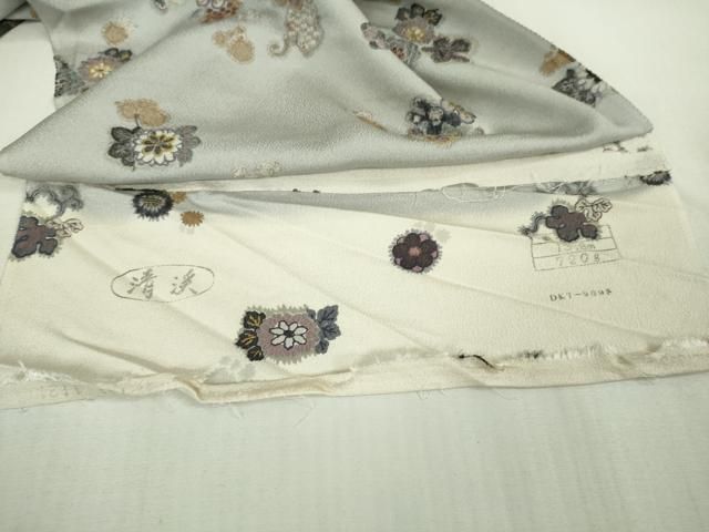 平和屋本店□極上 中国三大刺繍 スワトウ刺繍 汕頭刺繍 訪問着 作家物