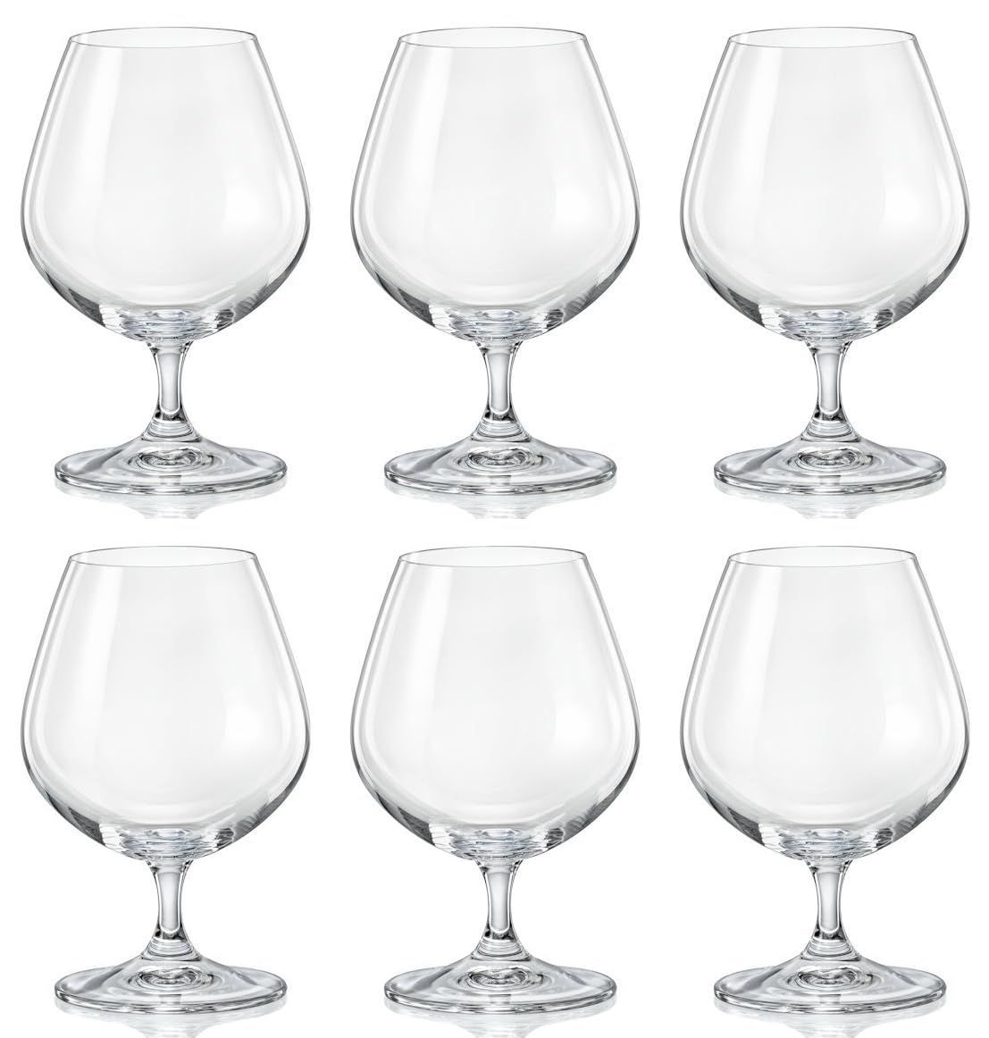 ボヘミアングラス LARA ガラス ブランデー グラス 6個セット 400ml 40415-400-6