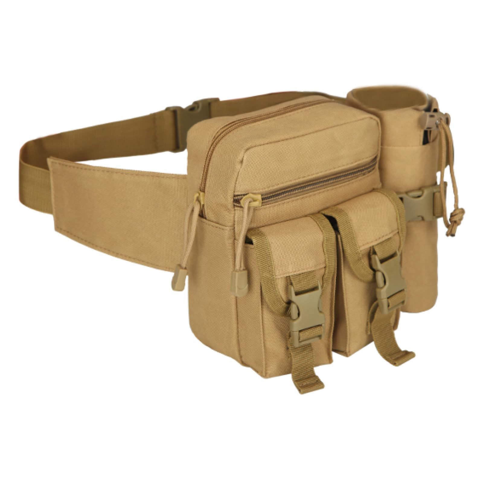 【次回入荷予定なし】水筒ポーチ ヒップホップ ファッション ペットボトルホルダー スボーツ チェストバッグ サイクリング ウエストポーチ ハイキング バッグ ランニング ジョギング タクティカル 登山 ミリタリー 遠足 TRIWONDER ウェストバッグ