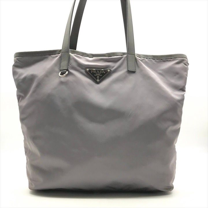 PRADA グレー ナイロン トートバッグ PRADA プラダ k0083 テスート