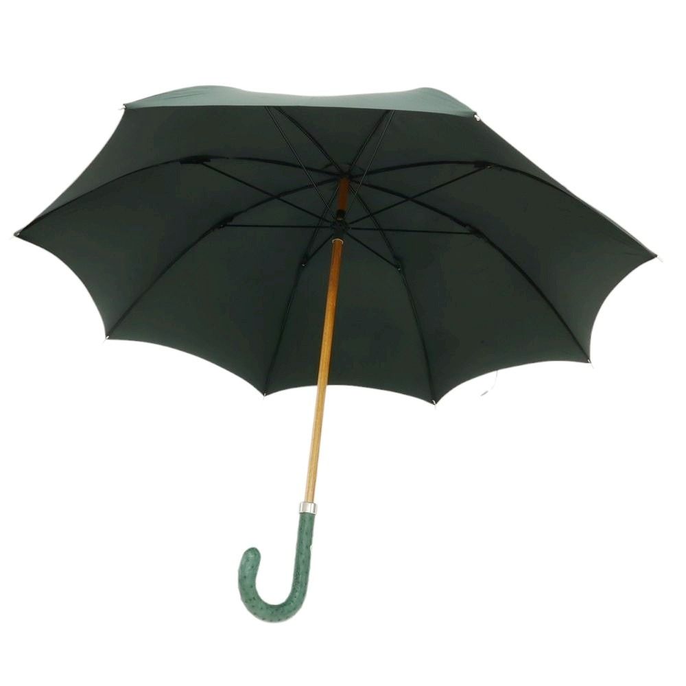 ♥ マリア フランチェスコ Maglia Francesco オーストリッチハンドル 傘 ダークグリーン メンズ