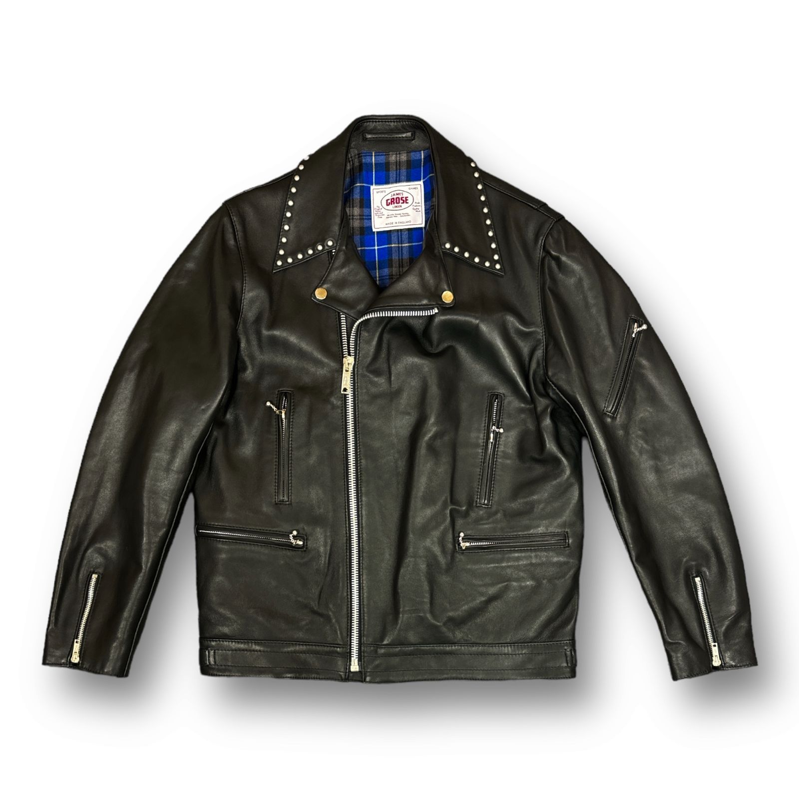 定価165000円 uniform experiment 21AW JAMES GROSE LEATHER RIDERS 定価165000円 uniform experiment 21AW JAMES GROSE LEATHER RIDERS