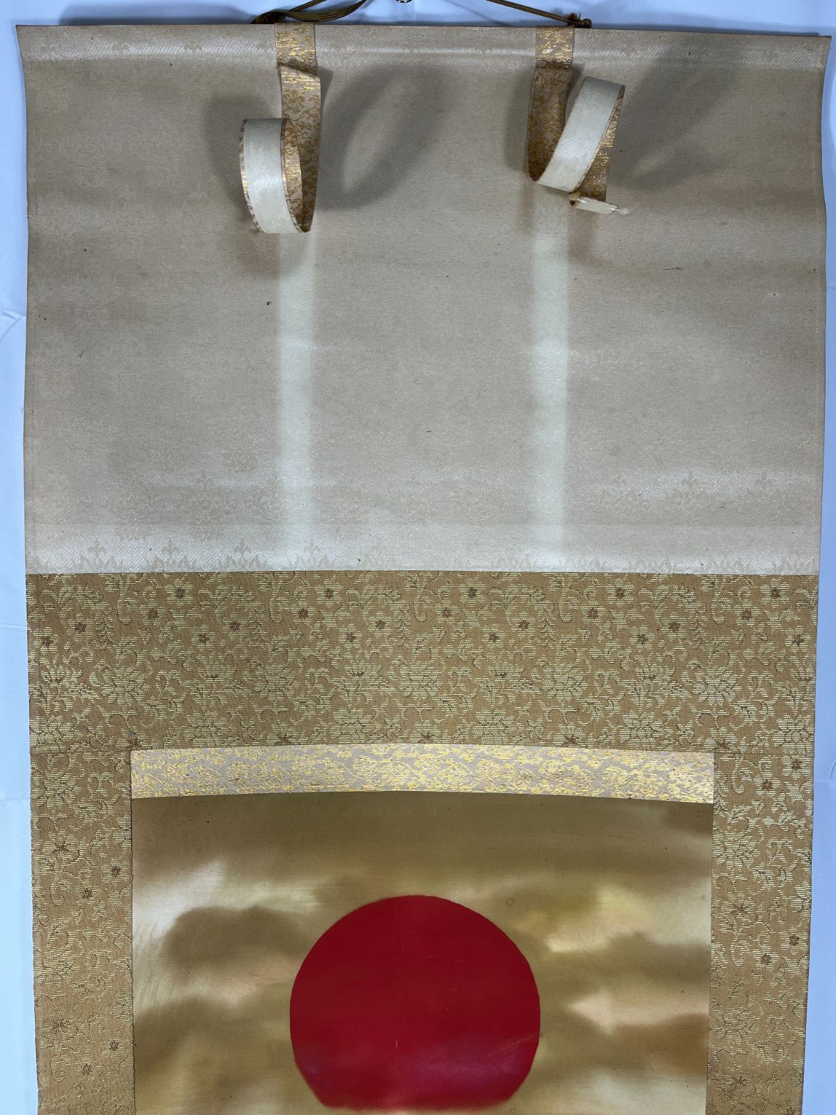 掛け軸 絵画 床の間 中国 書道 日本 太陽 海 昭和レトロ 昭和 レトロ