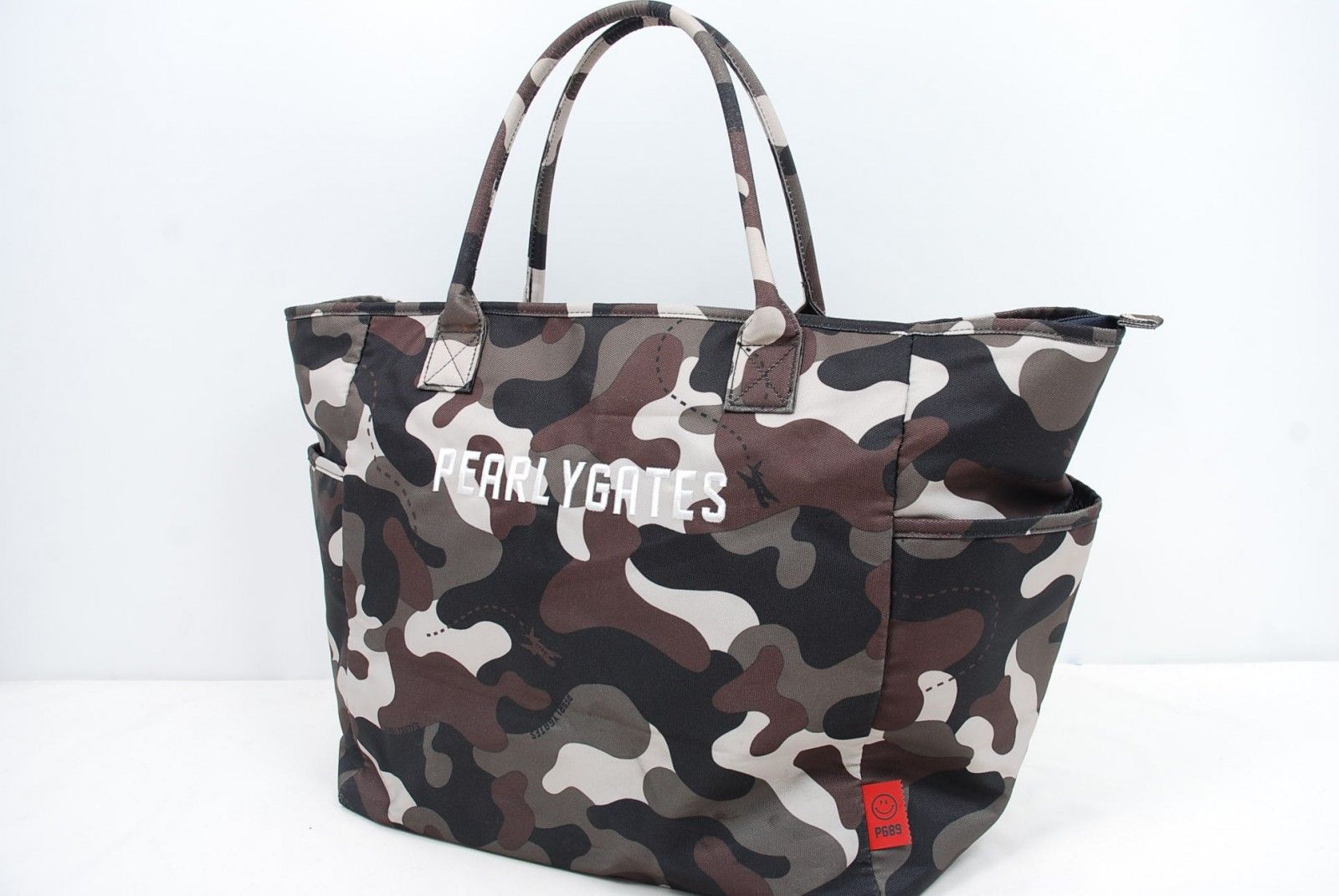 中古 パーリーゲイツ PEARLY GATES トート型ボストンバッグ ビッグ