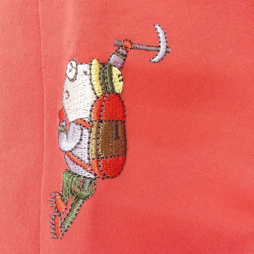 OLLEBOREBLA アルベロベロ　パンツ S 黒　ぶたさん　レディース　刺繍 アルベロベロ オレブレブラレトロ♥️ぶたさん 刺繍 ビジュ
