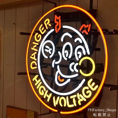 Reddy Kilowatt ネオン管 ネオンライト ネオンサイン インテリア ビール バー パブ 壁装飾 室内装飾 照明 アメリカン雑貨 店舗装飾 45x45cm A253