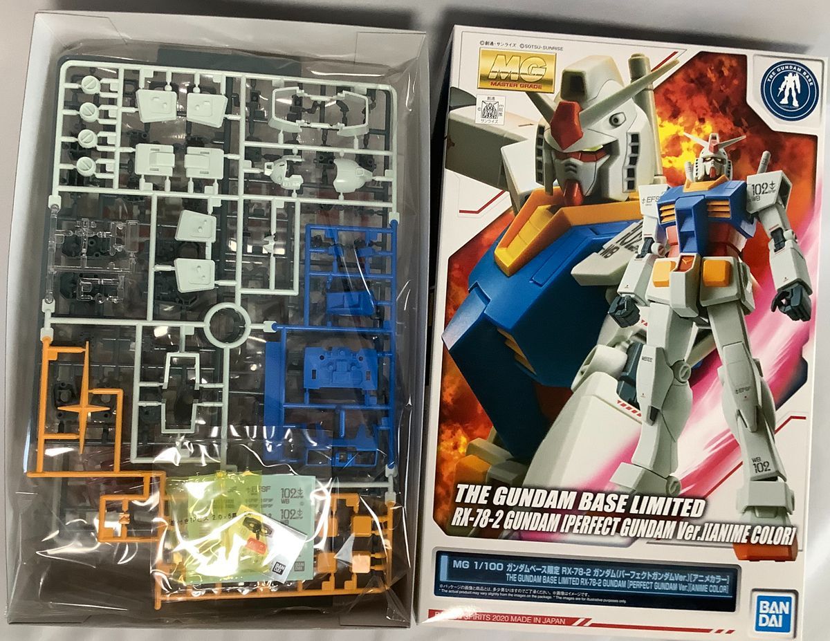 MG 1/100 ガンダムベース限定 RX-78-2ガンダム アニメカラー