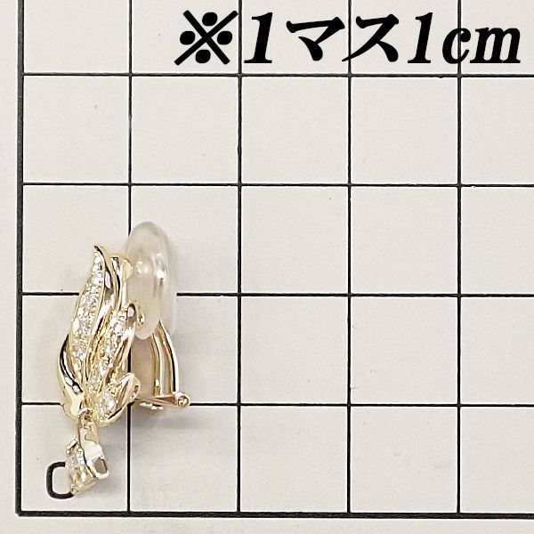 銀座ミワ ダイヤモンド ピアス K18イエローゴールド GINZA MIWA 2way  