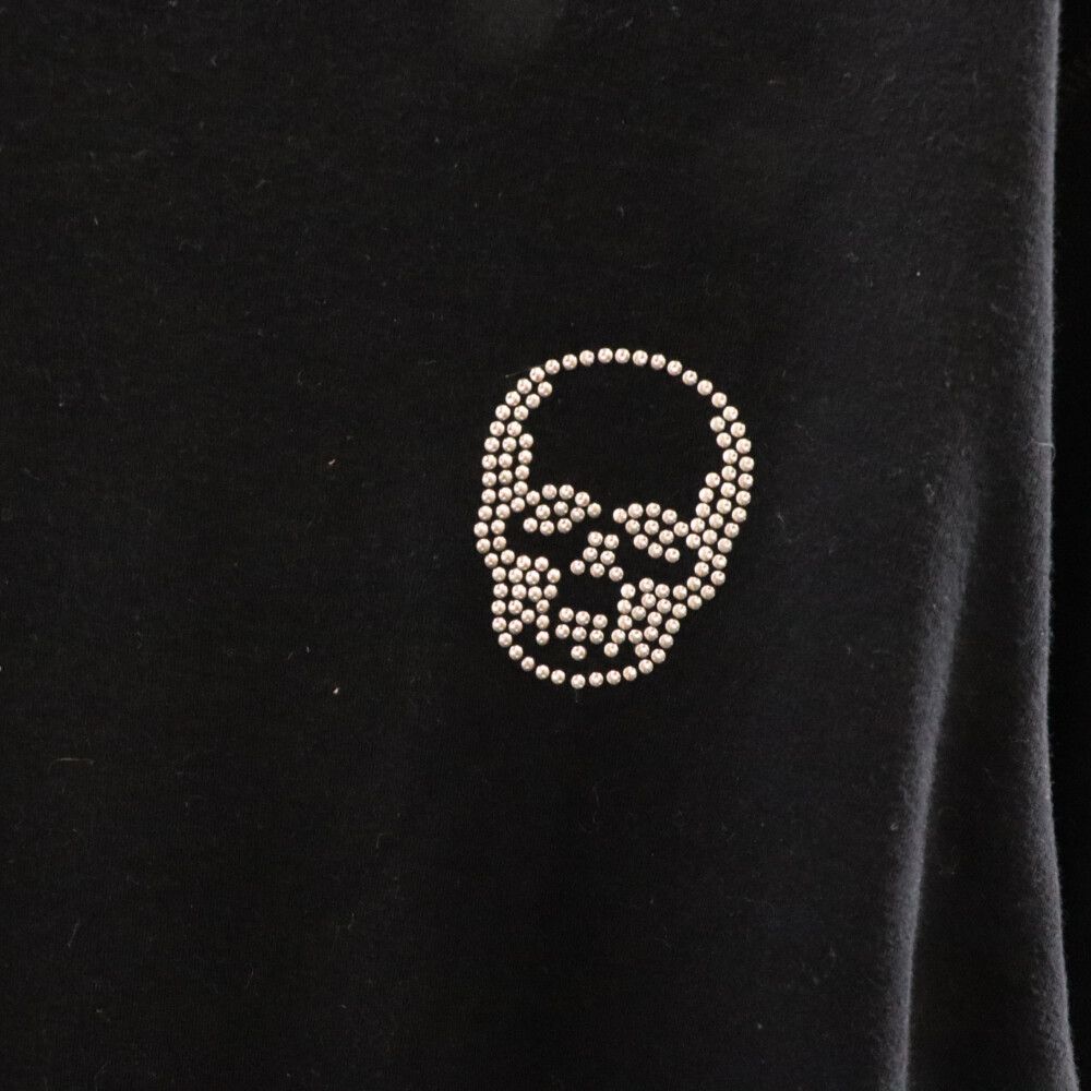 美品】 ルシアンペラフィネ ドクロ ラインストーン 長袖