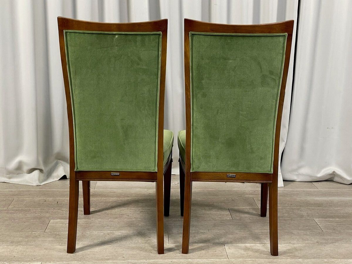 GT11 マルニ 地中海 ダイニング チェア 2脚セット モケット maruni