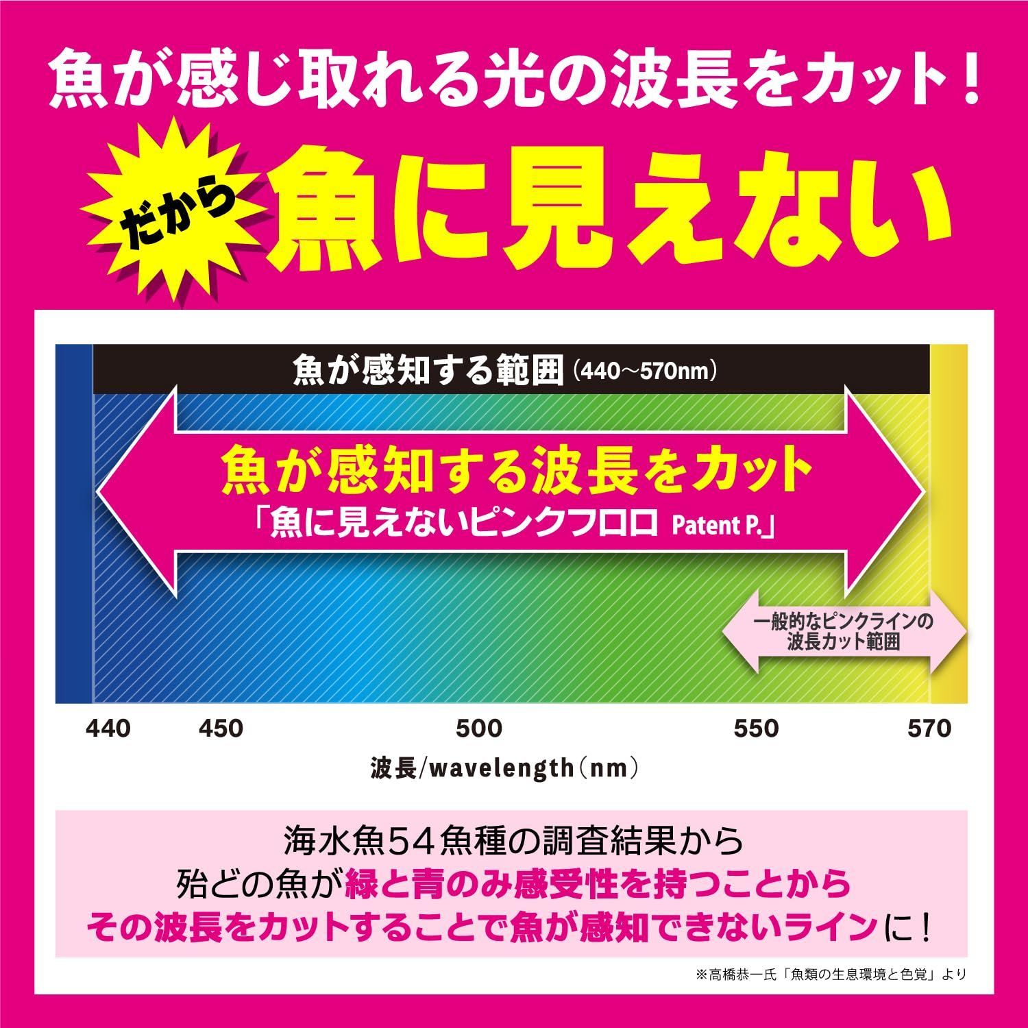 DUEL 魚に見えないピンクフロロ