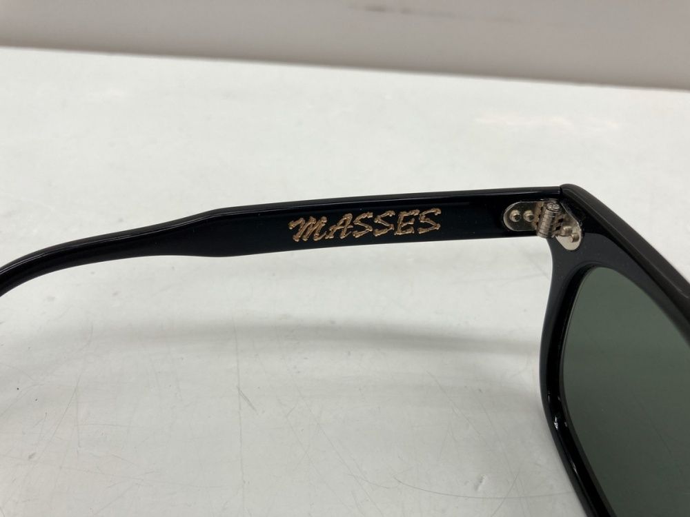 M&M MASSES SHANK SUNGLASSES マシス メガネ 眼鏡 黒 M&M CUSTOM PERFORMANCE - SUNGLASSES 