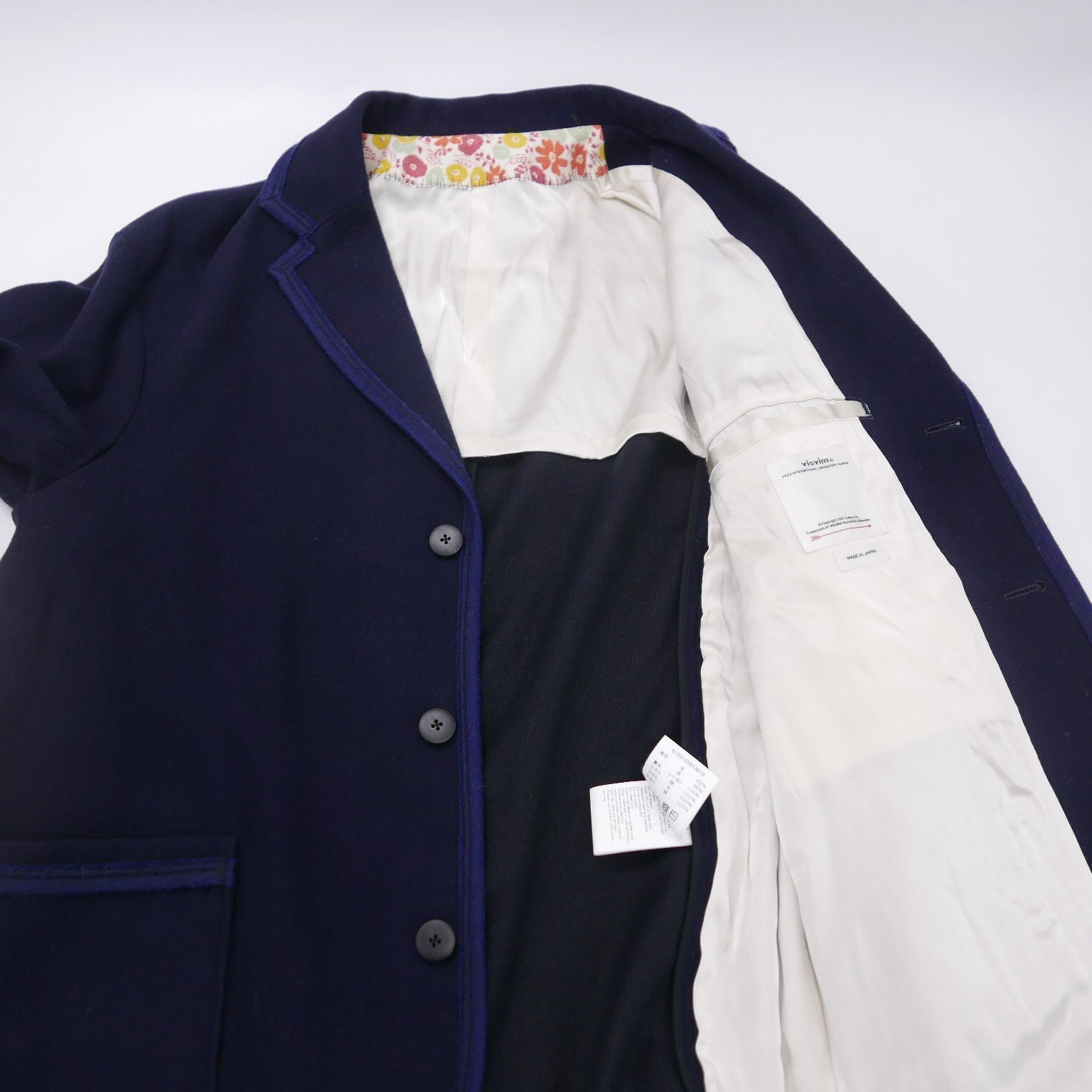 23SS visvim ビズビム ACADEMIA JKT (W/L) メンズ ウール パイピング 