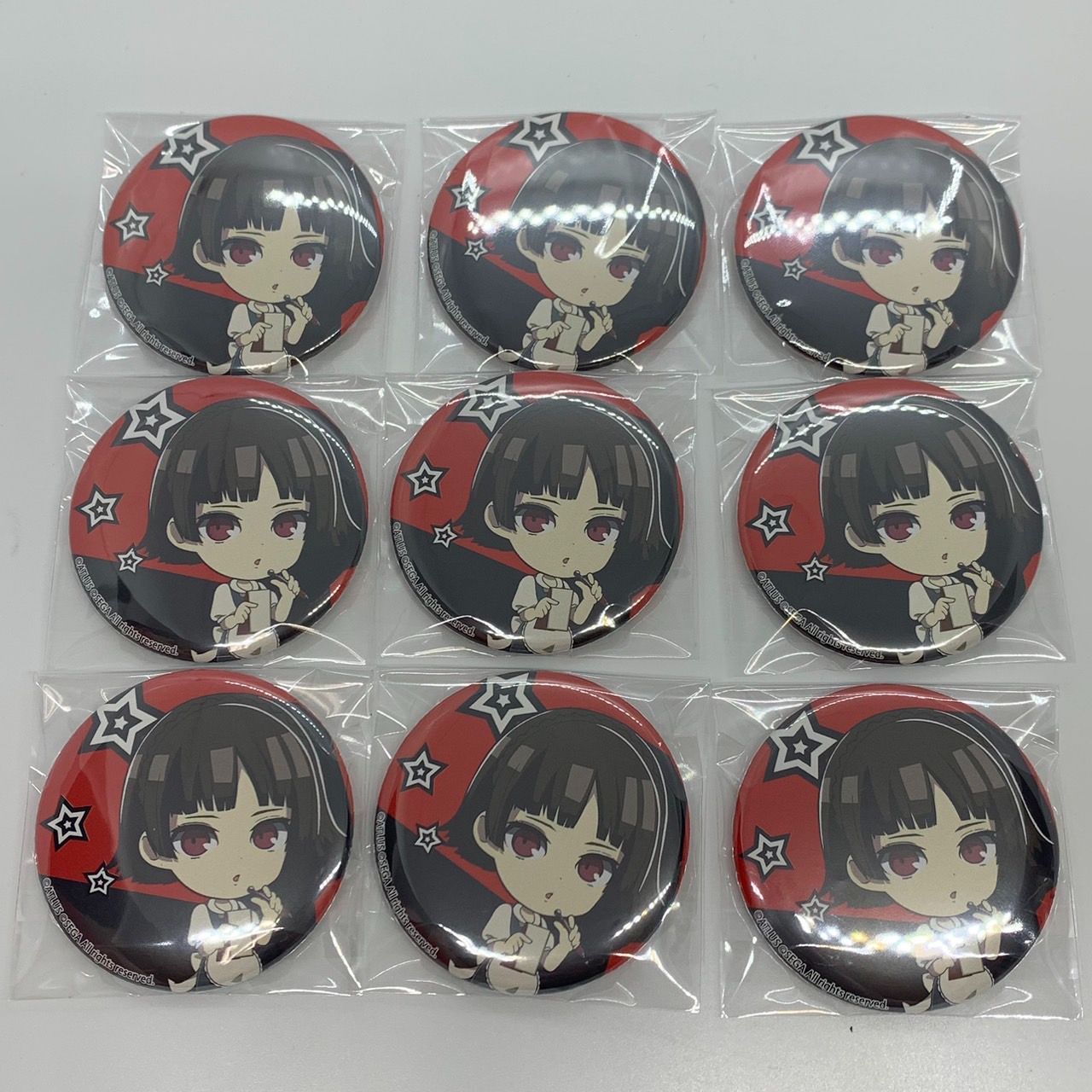 ペルソナ5 缶バッジ 新島真 9個セット