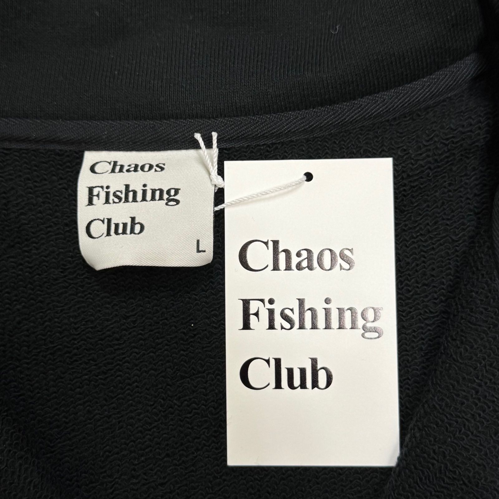 参考上代22000円 未使用品 Chaos Fishing Club 24AW LOGO HALF ZIP 