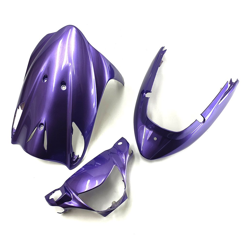 スズキ アドレスV125|G CF46A|4EA 外装カウル 3点セット 紫ラベンダー色 トクトヨ Tokutoyo
