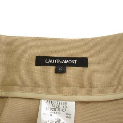 サイドレースアップワイドクロップドチノパンツ