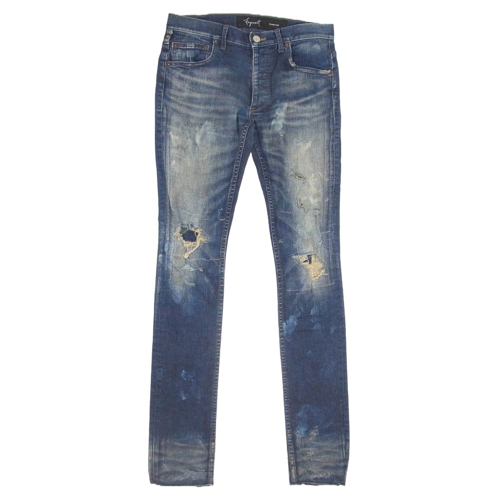 トシキアオキ　デニム ファガッセン トシキアオキ FAGASSENT TOSHIKI AOKI ダメージ