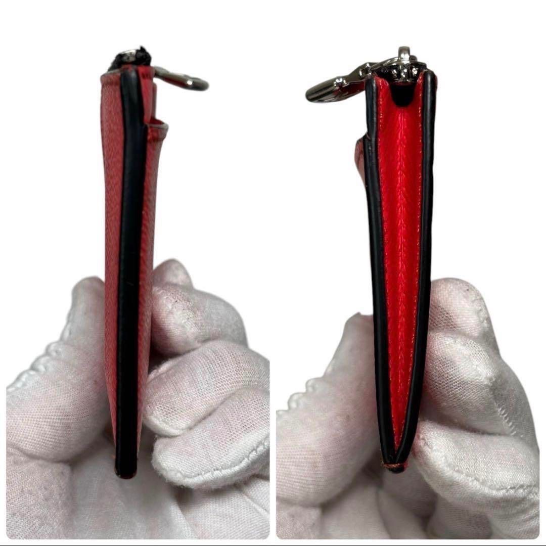  激 ルイヴィトン タイガラマ フラグメントケース カード小銭 レッド フラグメントケース 小物