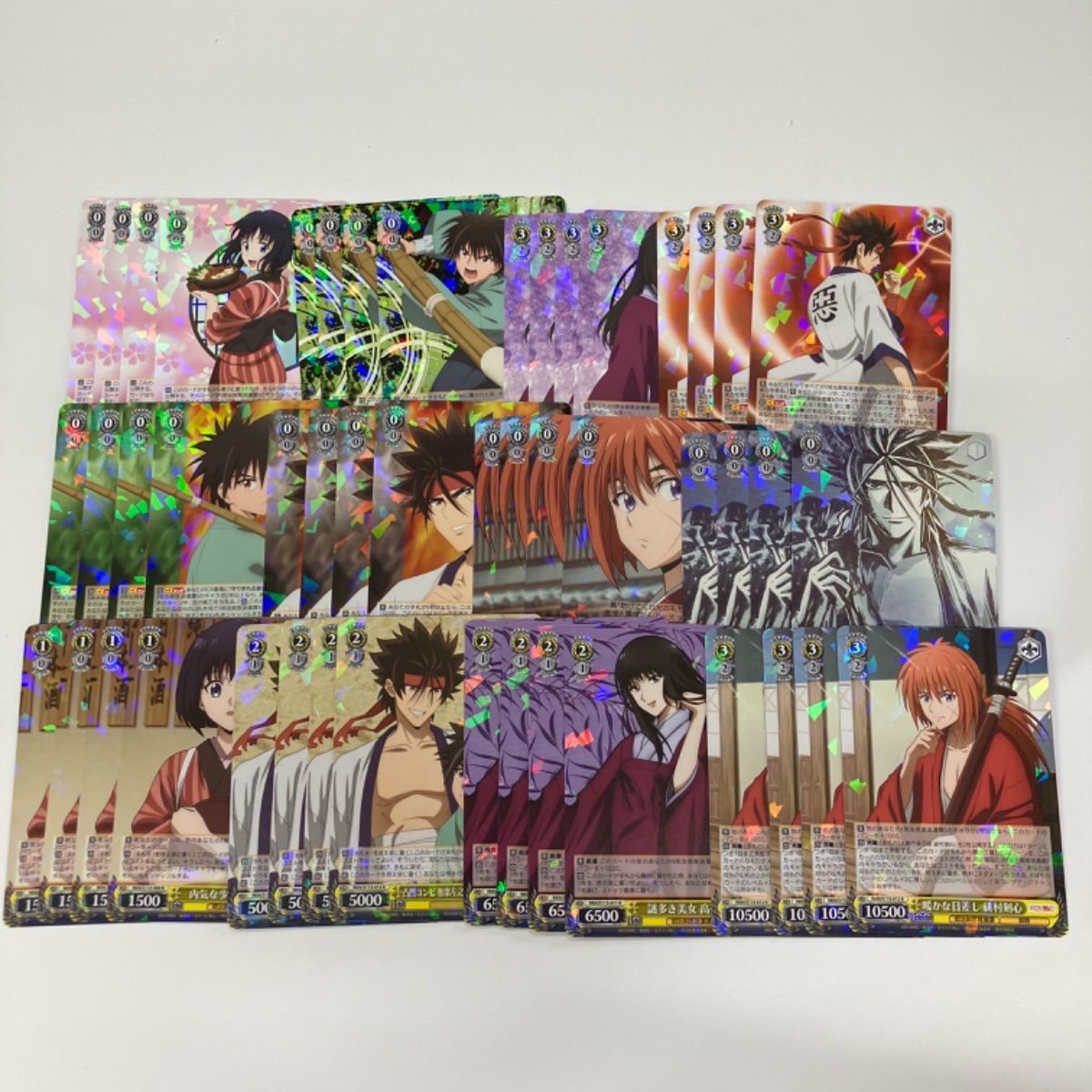 TD4コン+RR以下4コン+先行・後攻マーカー全種 るろうに剣心 TD4コン+RR以下4コン+先行・後攻マーカー全種 るろうに剣心