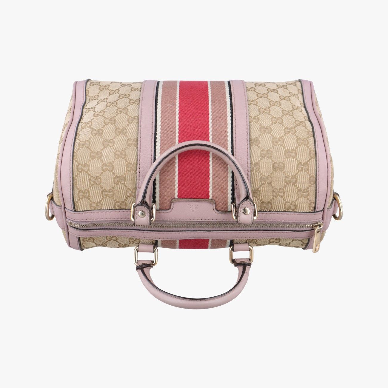 グッチGucciシェリーライン ベージュ×ピンク×マルチ レザー グッチGucciシェリーライン ベージュ×ピンク×マルチ レザー