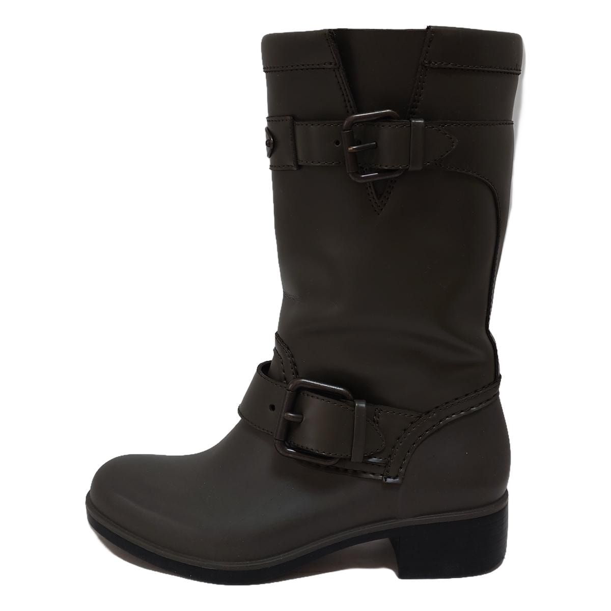 coach コーチ レインブーツ 黒 シグネチャー 24cm 【公式通販】 COACH