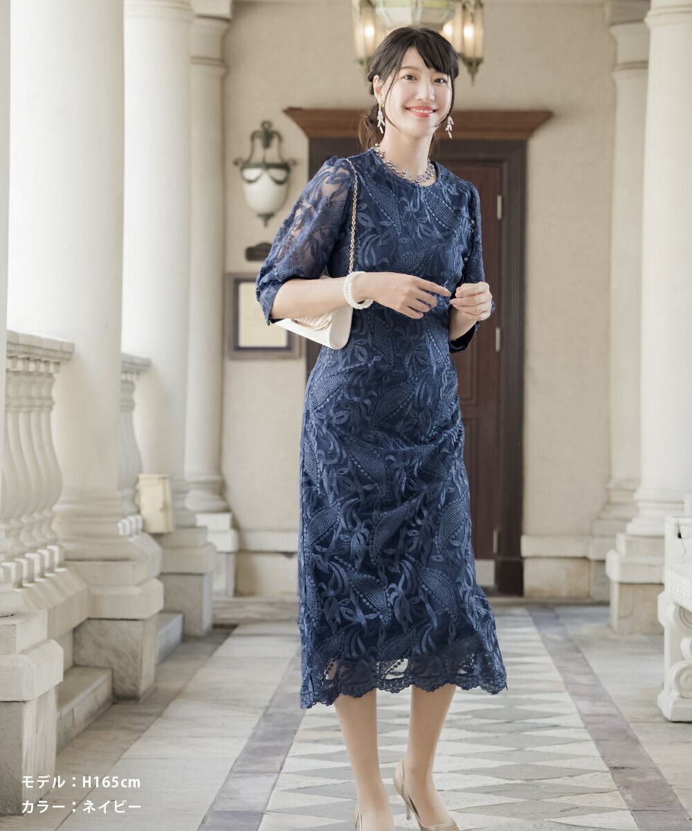 新品未使用　ケイミー　ブラック小雪　Iライントリミングワンピース Kay me ケイミー ブラック小雪 Iライントリミングワンピース9