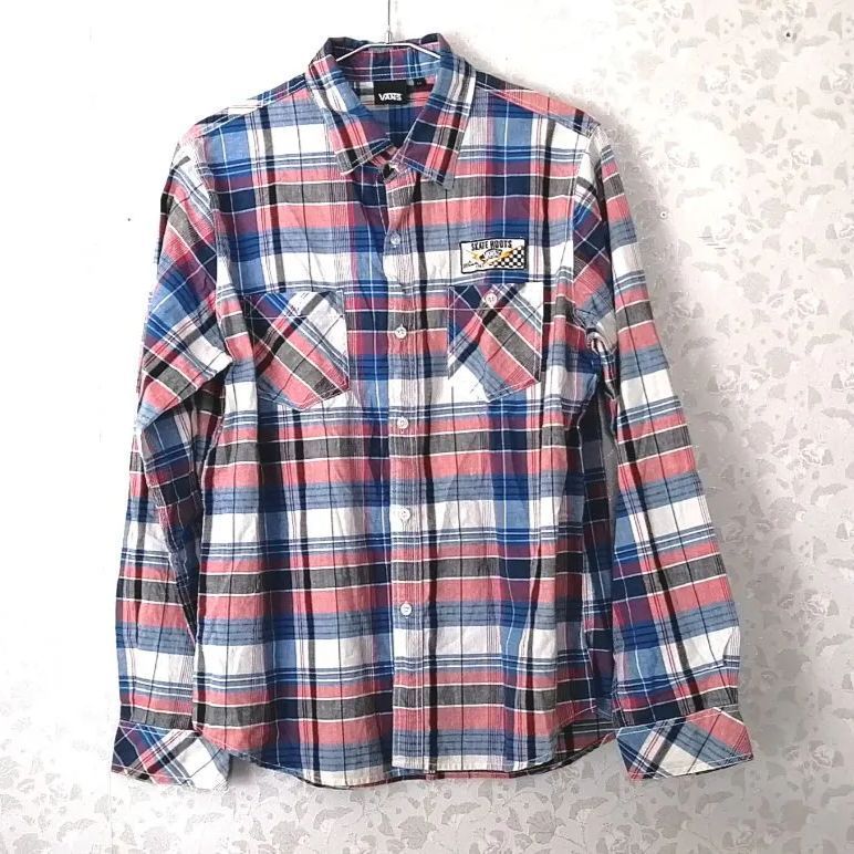 7BS1 【Vans】チェック　ジップアップ　シャツジャケッ　古着used os-fre-72538_008.jpg