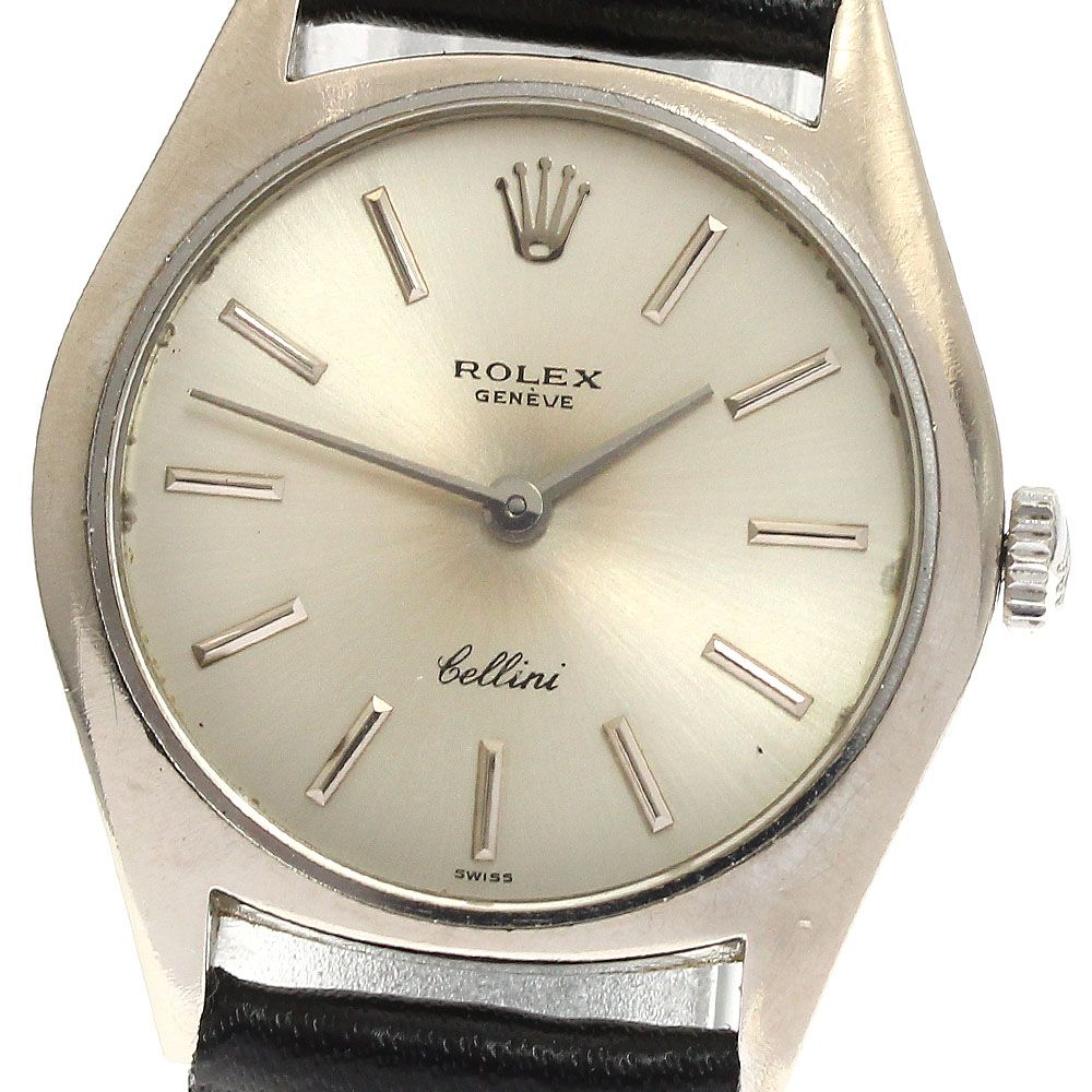 ロレックス ROLEX 3806 チェリーニ K18WG cal.1600 手巻き メンズ_886932
