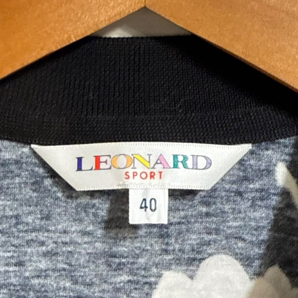 美品 Leonard Sport レオナールスポーツ フラワープリント 長袖