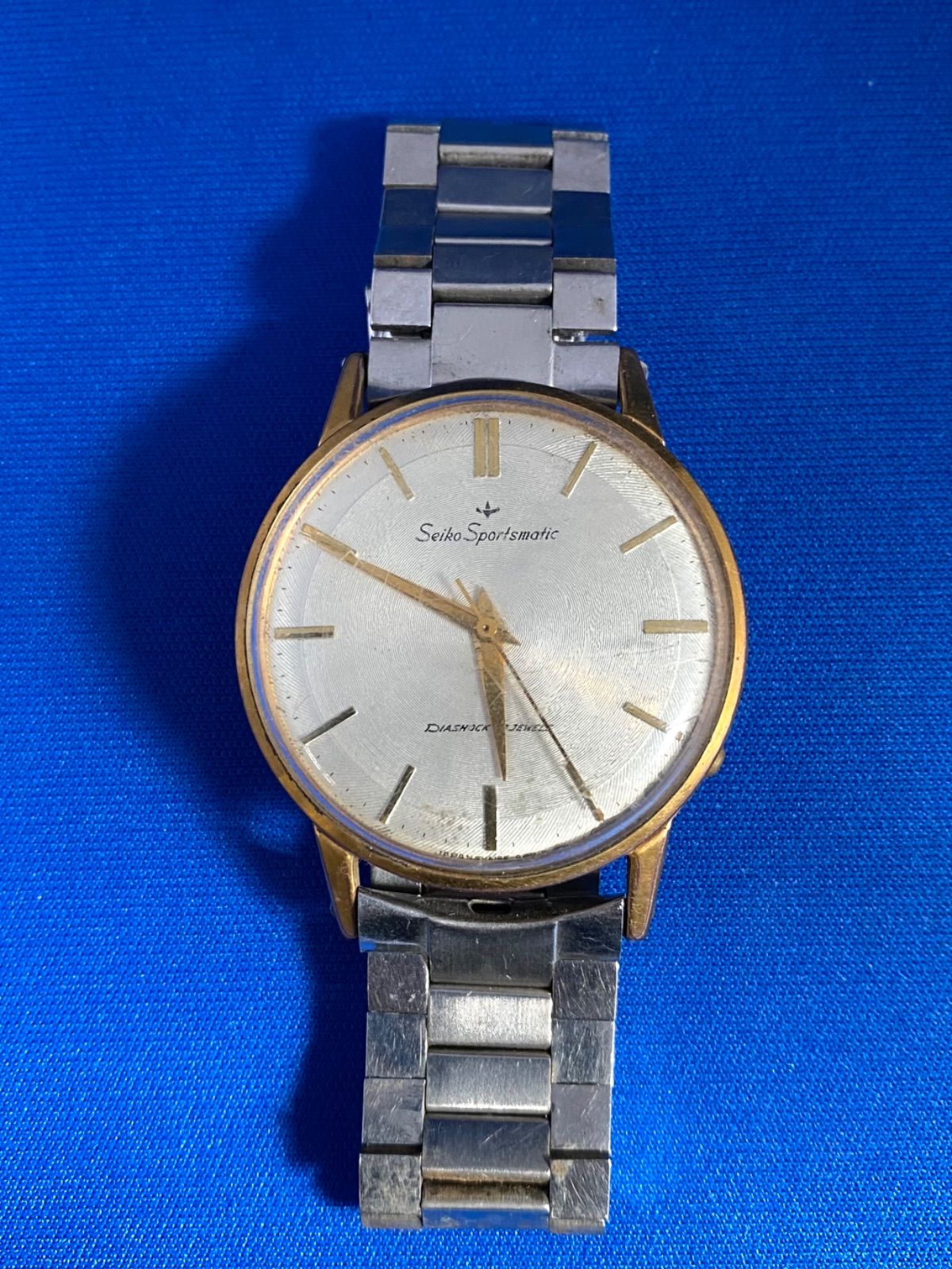 SEIKO セイコー AT 15017 スポーツマチック 腕時計 自動巻き シルバー 