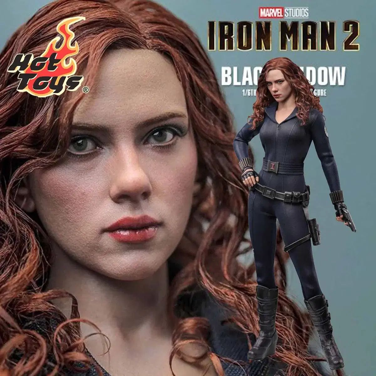 ホットトイズ アイアンマン 2 ブラック ウィドウ シク モー 職人 エディション 12 インチ フィギュア