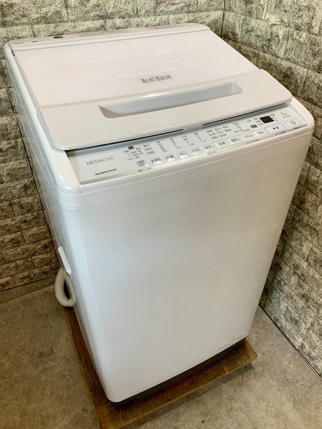 美品】大阪送料無料☆3か月保障付き☆洗濯機☆2021年☆日立☆7kg☆BW 