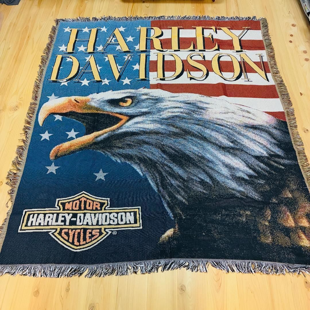 HARLEY-DAVIDSON ラグ タペストリー インテリア 背景 バイク ハーレー