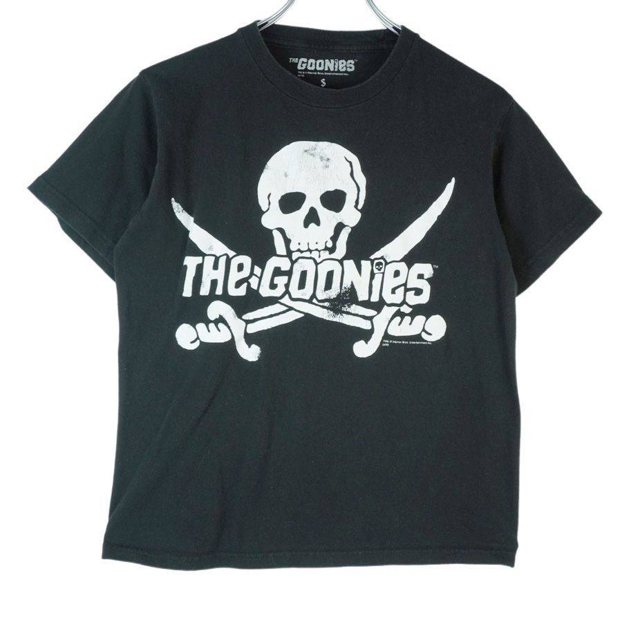 グーニースThe Goonies半袖Tシャツ映画Tシャツ海賊ドクロ骸骨ブラック