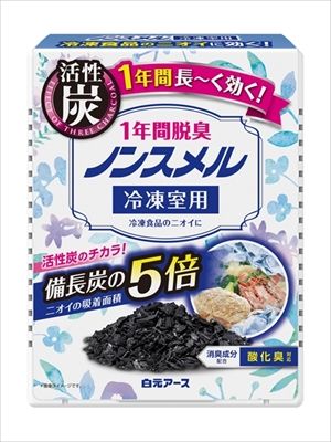まとめ買い-40点セット ノンスメル 冷凍室用置き型 １年間脱臭 白元アース 芳香剤 冷蔵庫